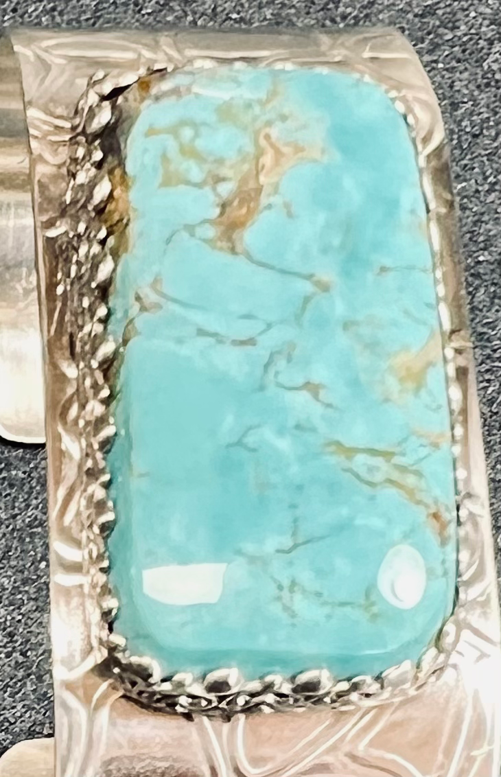 Thumbnail: Beautiful Ladies "Kingman Blue" Turquoise Cuff