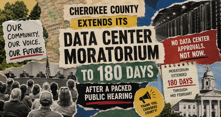 Cherokee County Extends Its Data Center Moratorium to 180 Days After a Packed Public Hearing