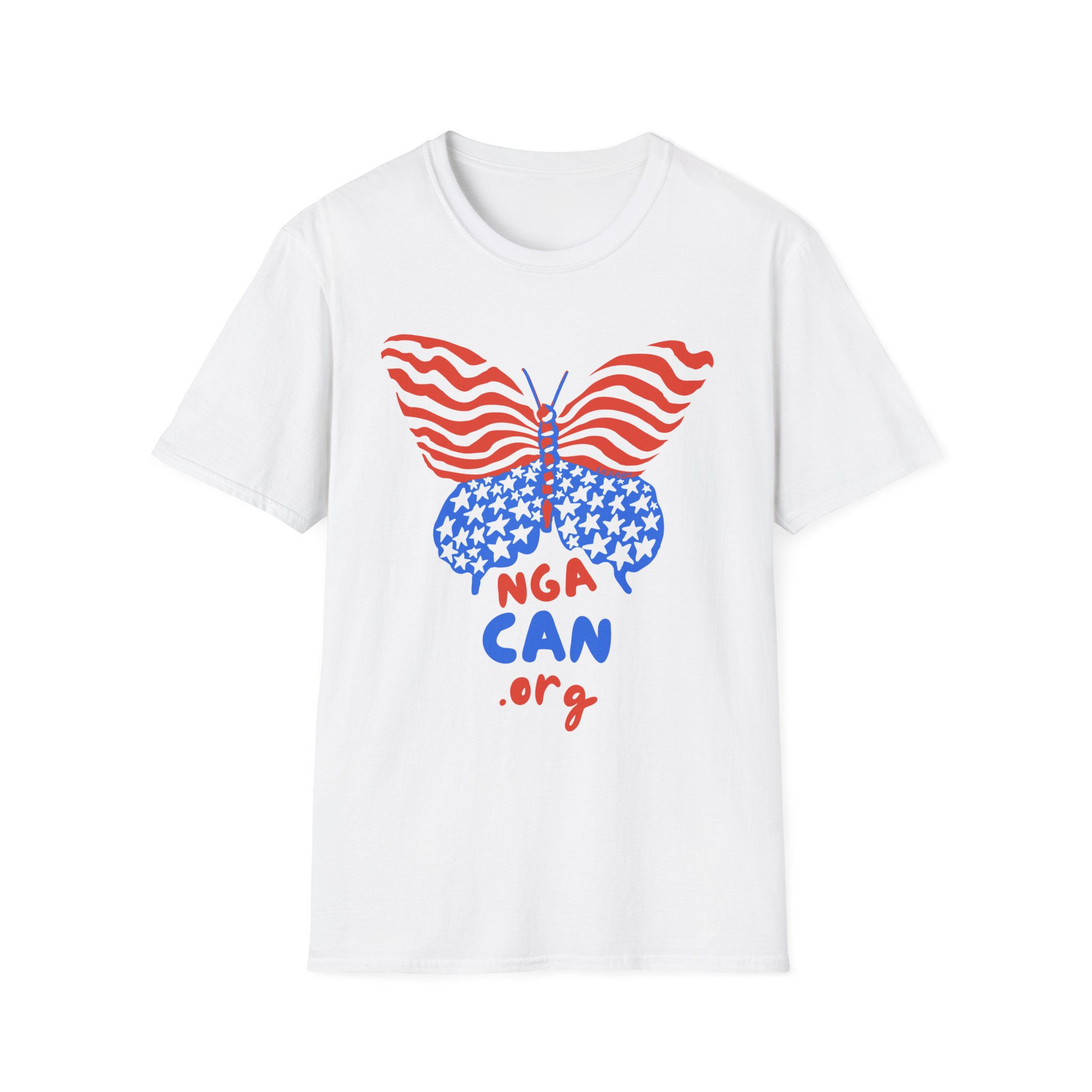 NGA CAN Patriotic Butterfly Tee by Lee Jordan