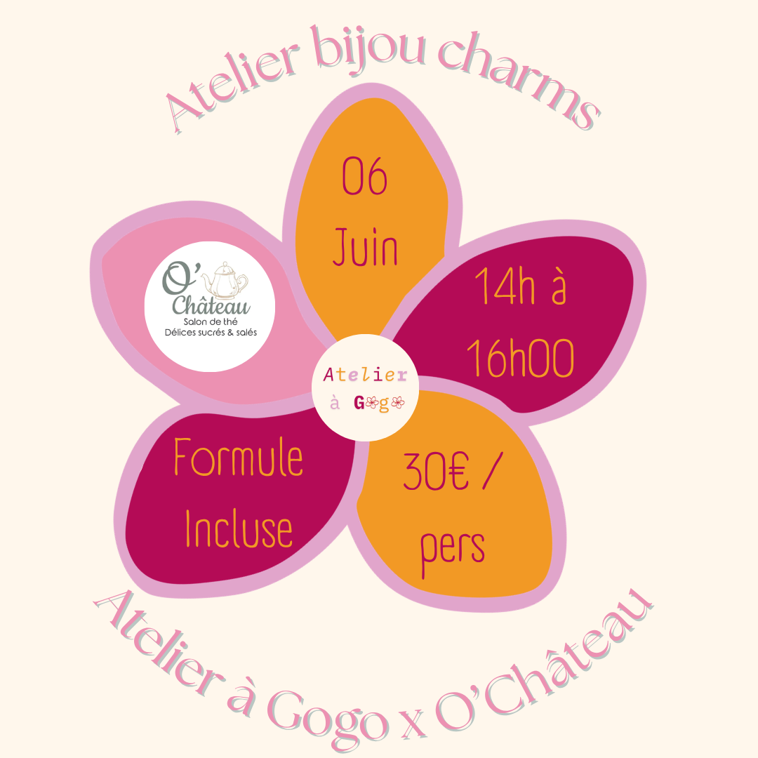 Acompte Atelier charms O'Château