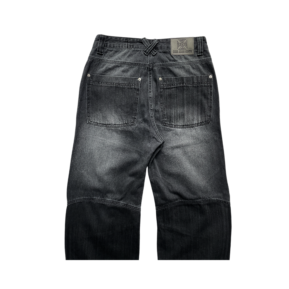 Miniatura: Straight Rebel Jeans Night Whisper Destroyed