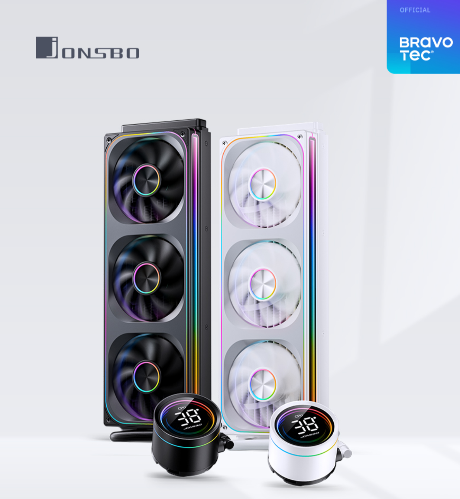 JONSBO TH-360 (화이트) 3열 수냉쿨러