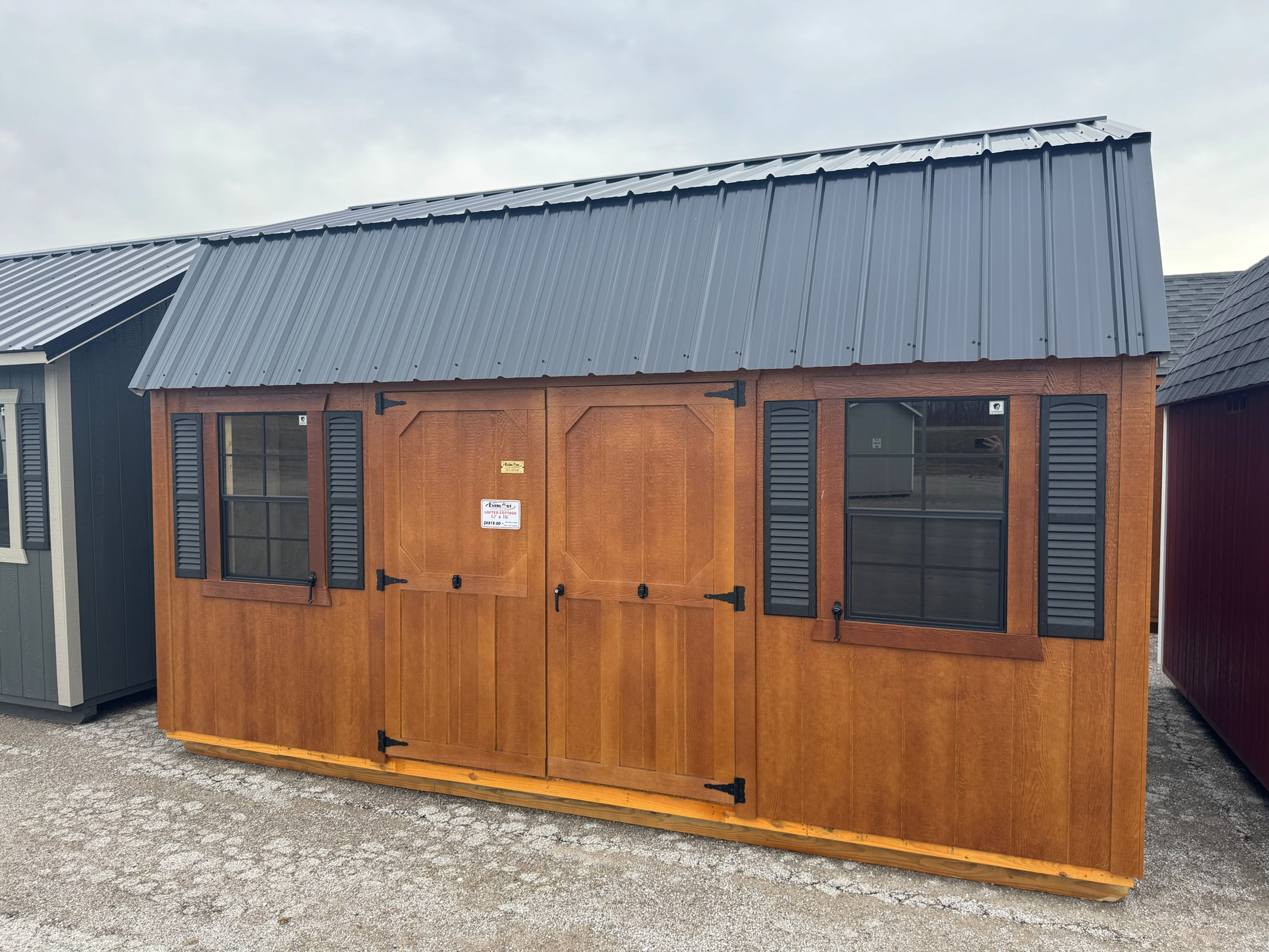 12x16 Lofted Cottage F16521