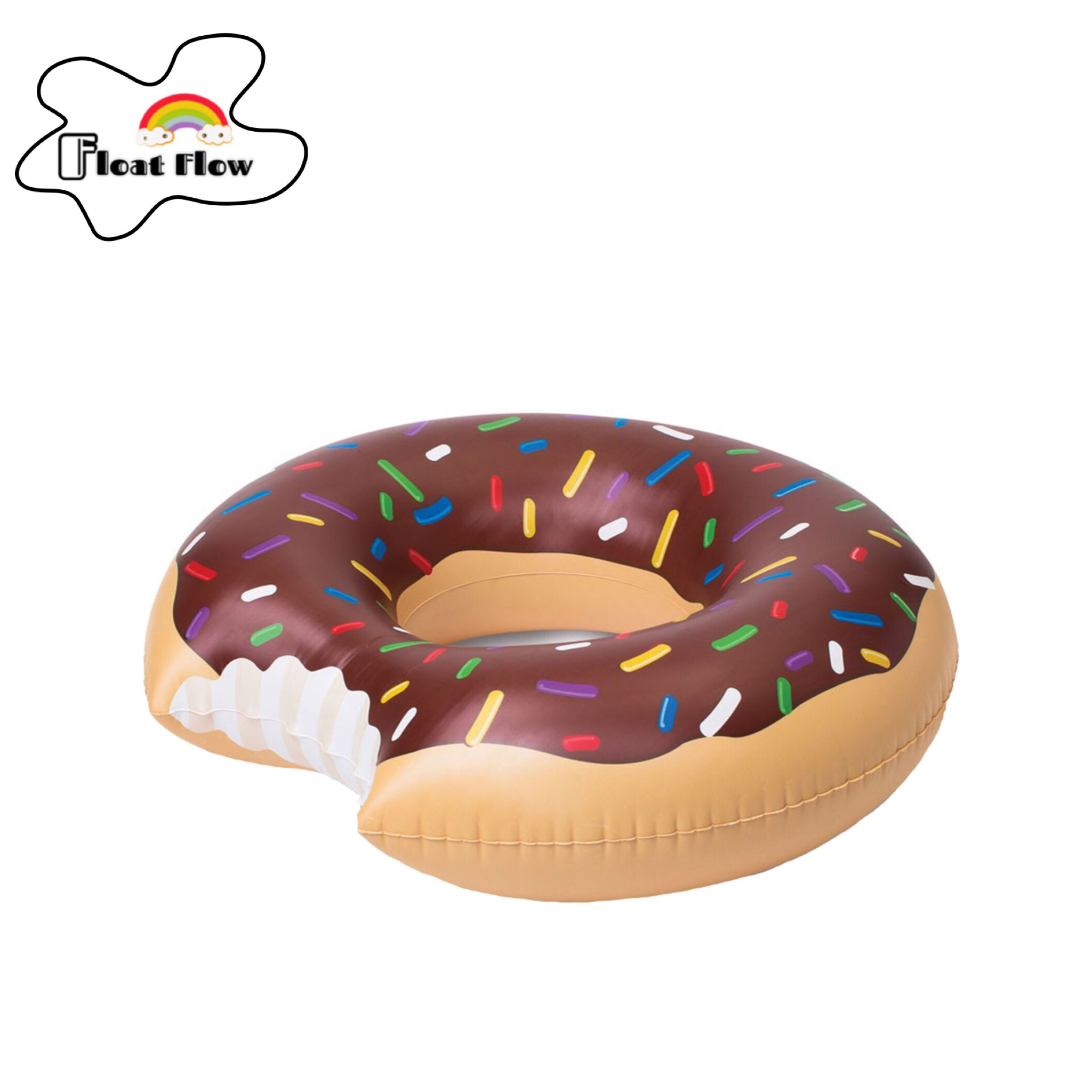 Brown Donut Inflatable Float