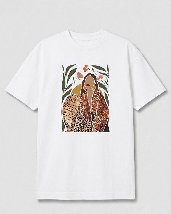 T-shirt Femme oversize Safari