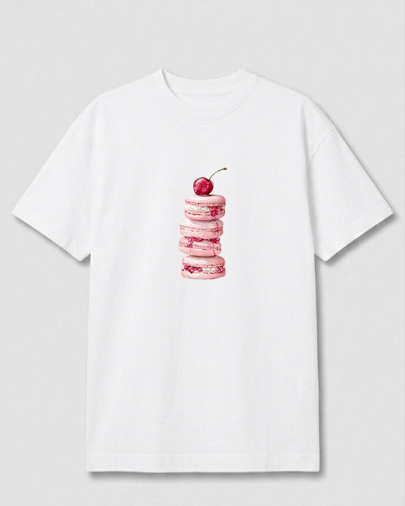T-shirt Femme oversize Macaron