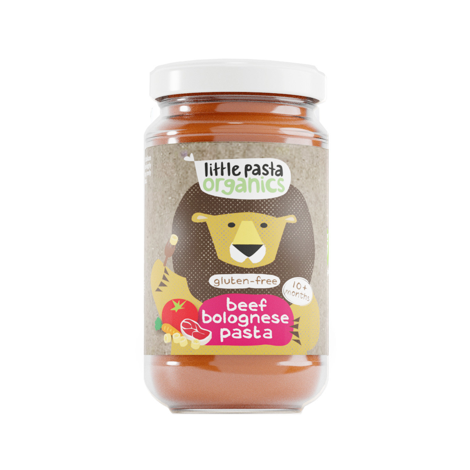 Little Pasta Organics Gluten Free Beef Bolognese Pasta Baby Food 6 X 180g Littlepastaorganics