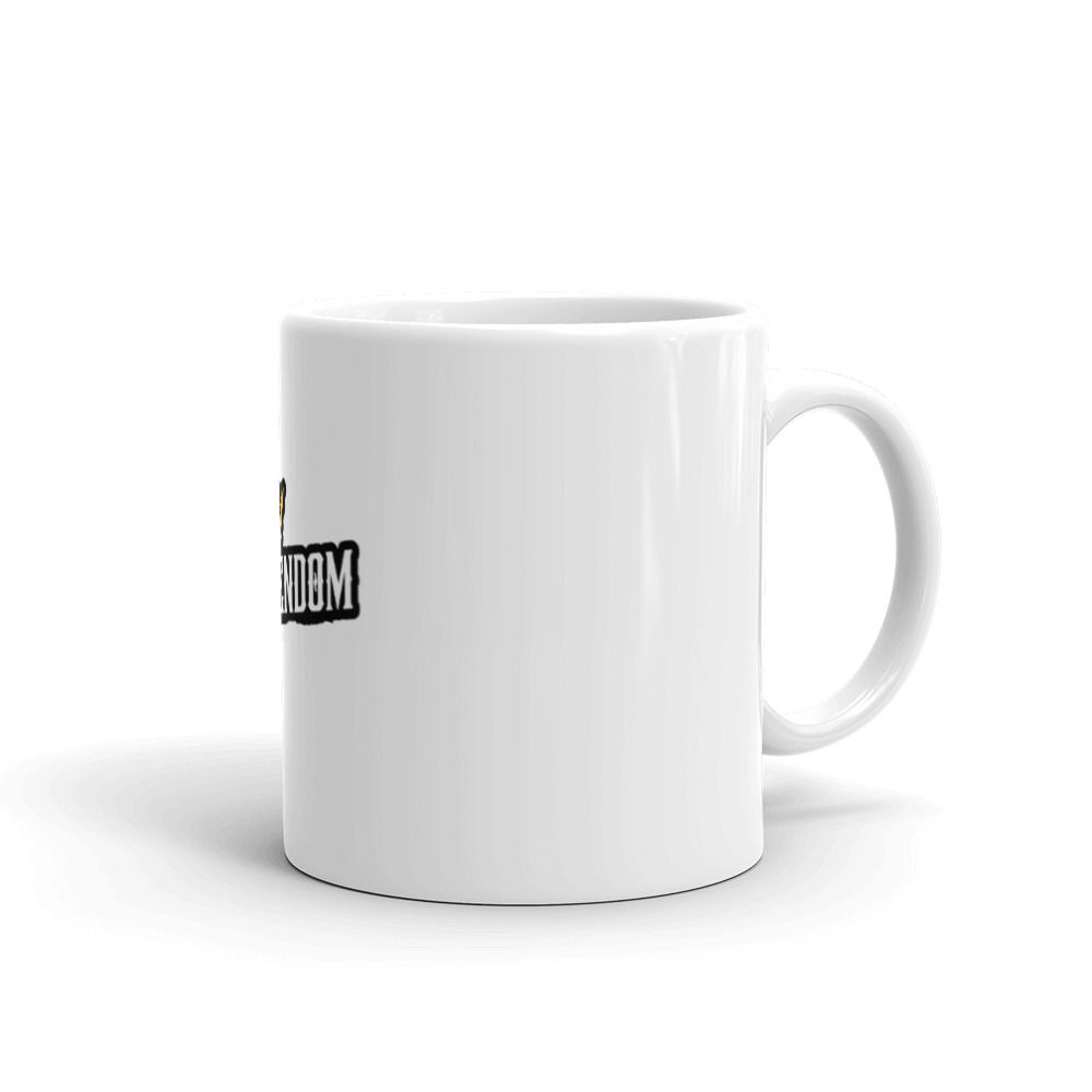 Queendom White glossy mug