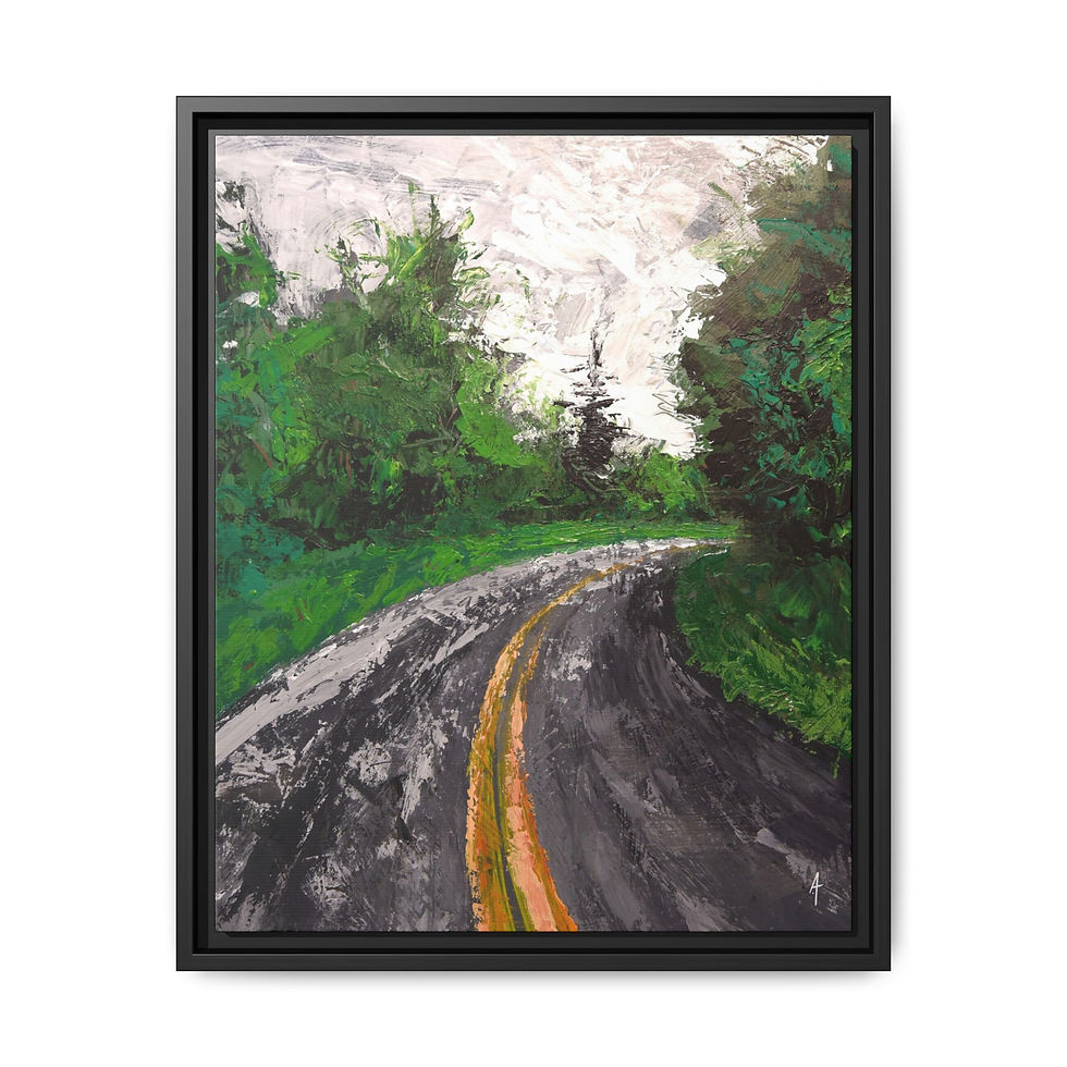 Thumbnail: Parkway Print on Canvas (Framed) 