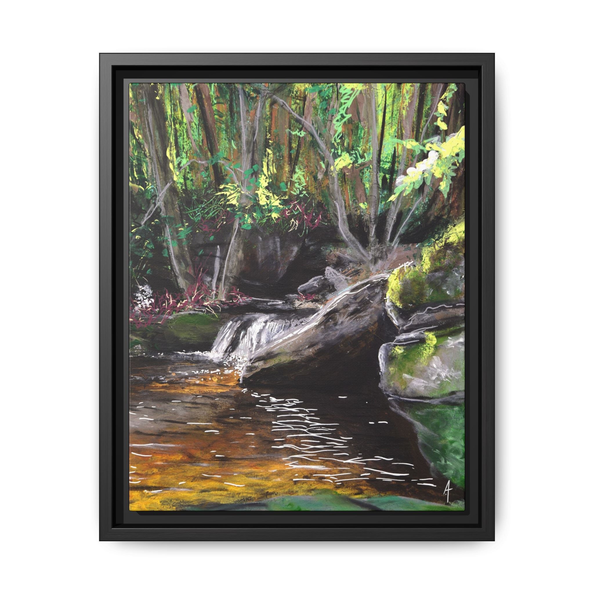 Classic Print on Canvas (Framed) 