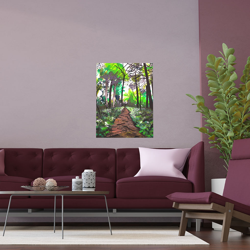 Thumbnail: Forest Catcher Poster Print 
