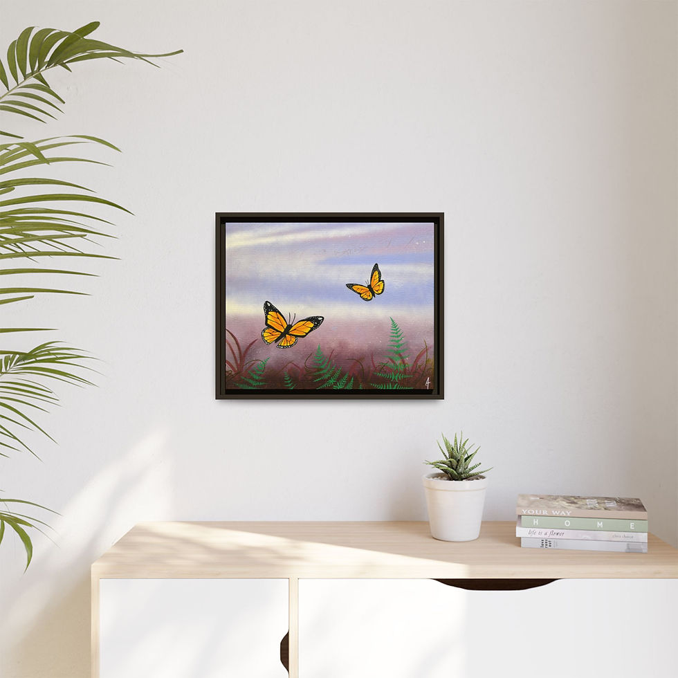 Thumbnail: IS-US Print on Canvas (Framed) 