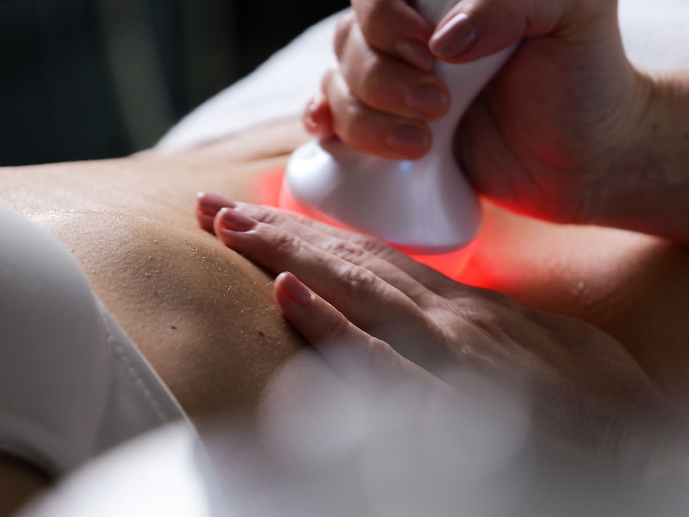 Trattamento corpo con il manipolo vacuum e LED di Shape Pulse 360