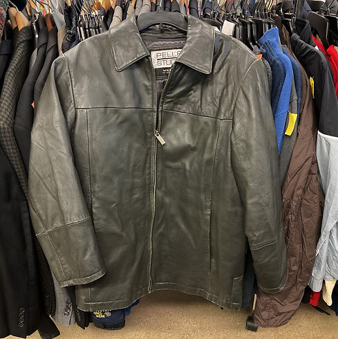 The source material, a pre-owned men's coat