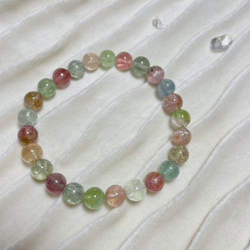 ひろりん様。専用卯-⑨【極美 キャンディーカラートルマリン】7.5～7㎜ 16㌢ 極上✨️キャンディカラートルマリン | 隕石マリコ