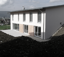 Photo de la villa individuelle de la famille Barré-Vogel à Courrendlin