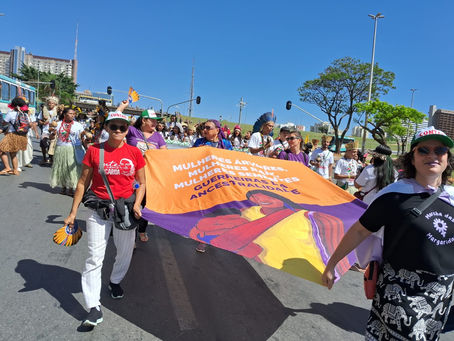 Miqcb presente na III Marcha das Mulheres Indígenas, em Brasília