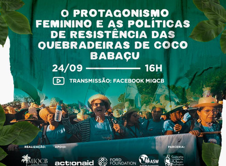 Mulheres preparam live para o Dia Estadual da Quebradeira de Coco Babaçu