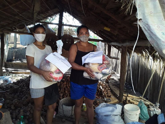 Solidariedade e alimento: MIQCB e ActionAid doam cestas agroecológicas