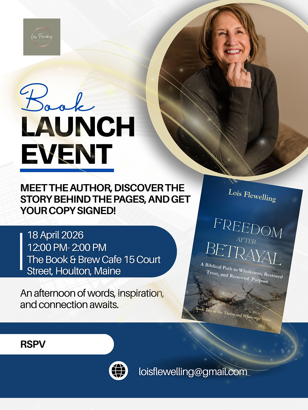 An Afternoon Book Launch for Freedom After Betrayal