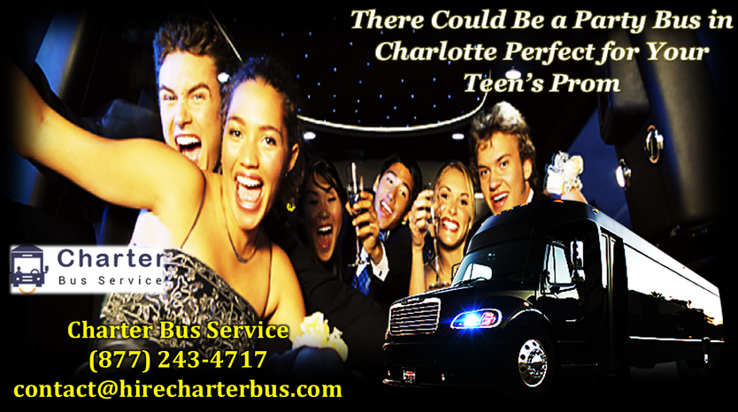 There Could Be a Party Bus in Charlotte Perfect for Your Teen’s Prom