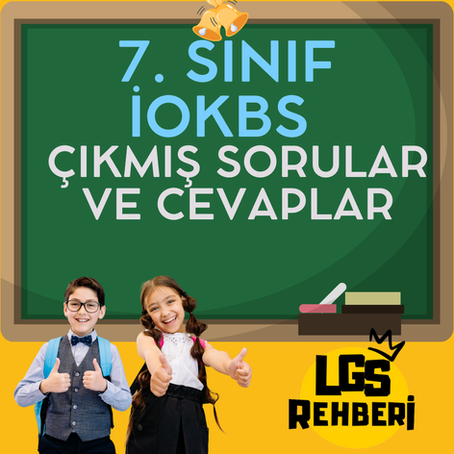 7. Sınıf Parasız Yatılılık ve Bursluluk Sınavı (PYBS) Soru ve Cevapları