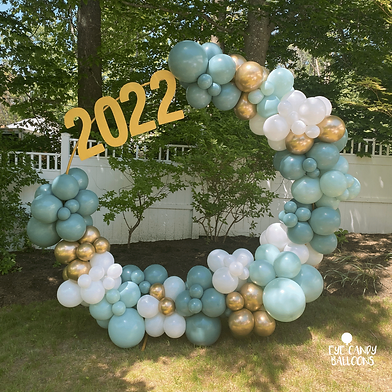 Graduation Balloon Hoop Photo Frame by Eye Candy Balloons
