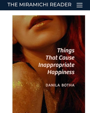 So grateful for this first review of Things That Cause Inappropriate Happiness