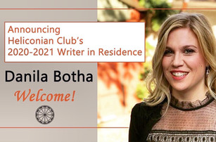 Heliconian Club Writer in Residence Sept 2020
