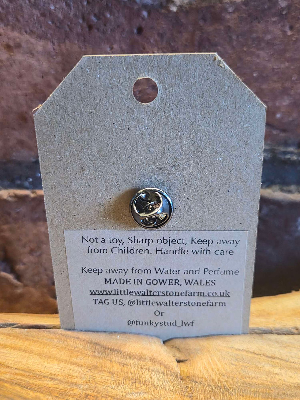 Thumbnail: Wooden Pin Badge  - Peace 