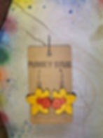 Daffodil Dangly Earrings