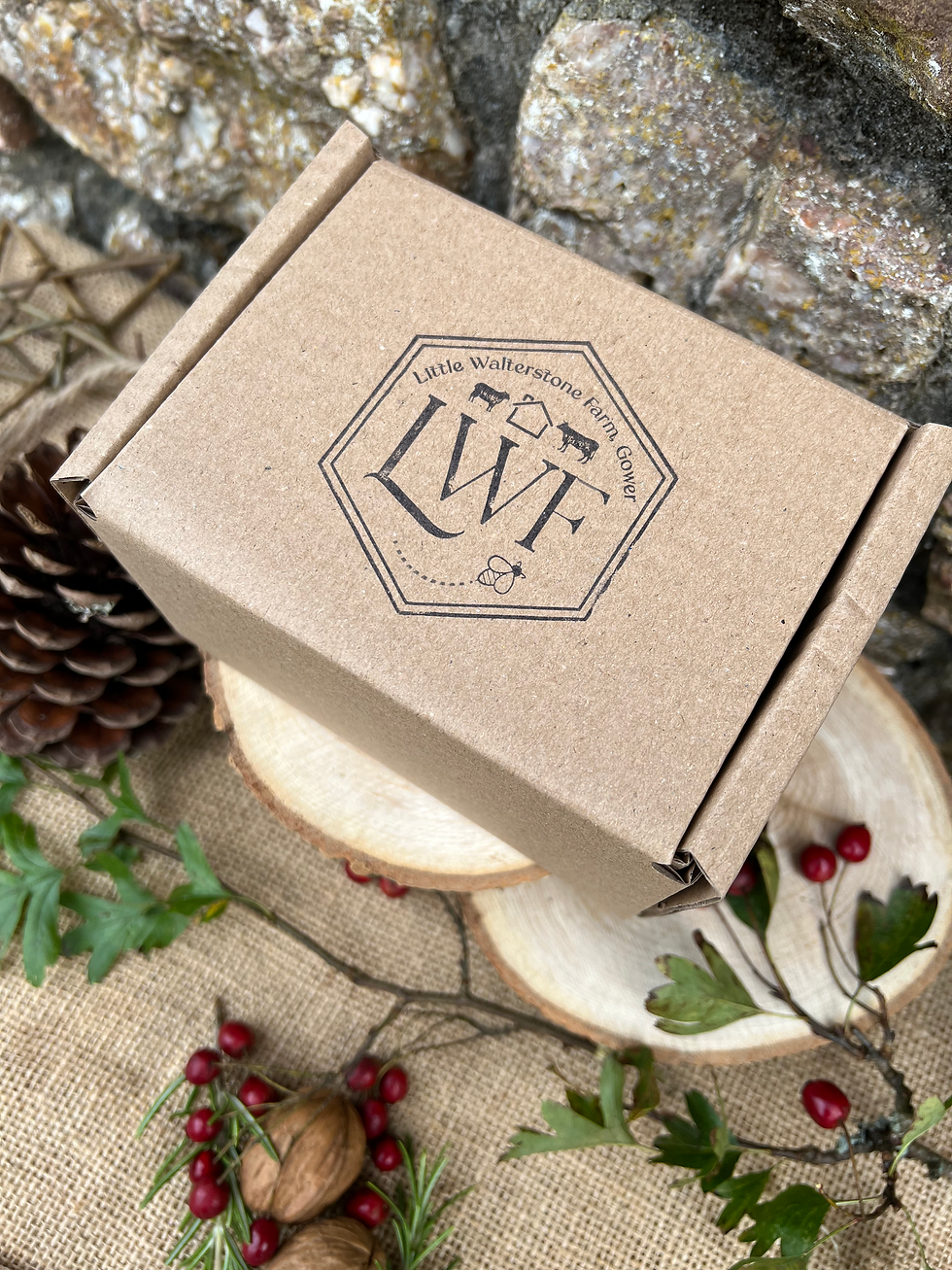 Thumbnail: Gower Honey, Soap, Candle & Drizzler Hamper