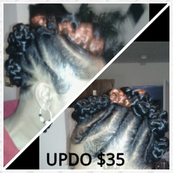 Flat twist Knoted Updp