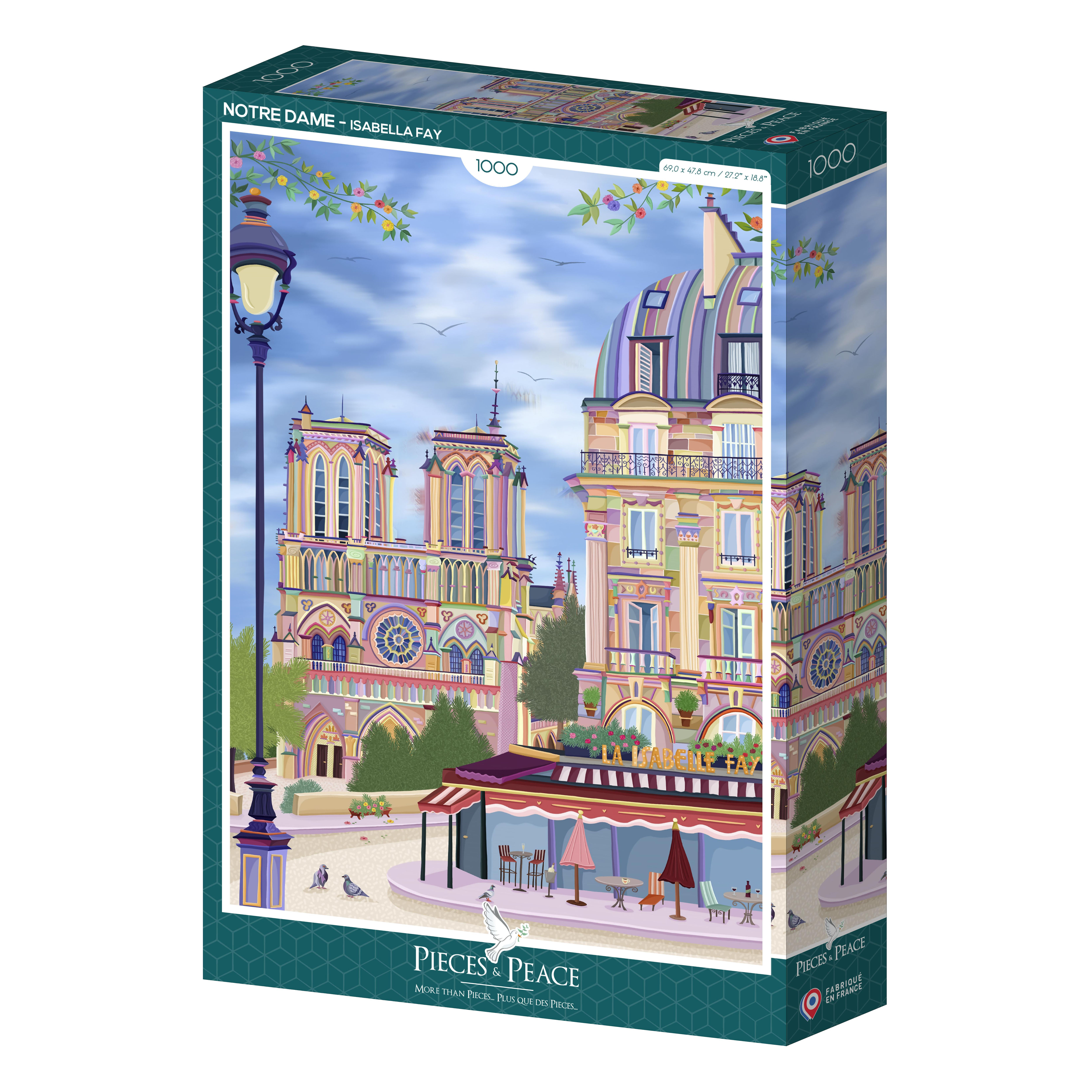 Puzzle Notre Dame - 1000 pièces - Pieces and Peace