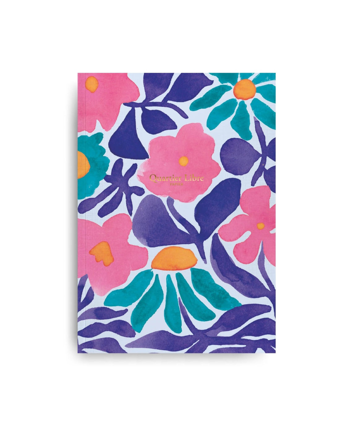 Carnet FLOWERS - Cahier Ligné A5 - 80 pages - Quartier Libre Papier