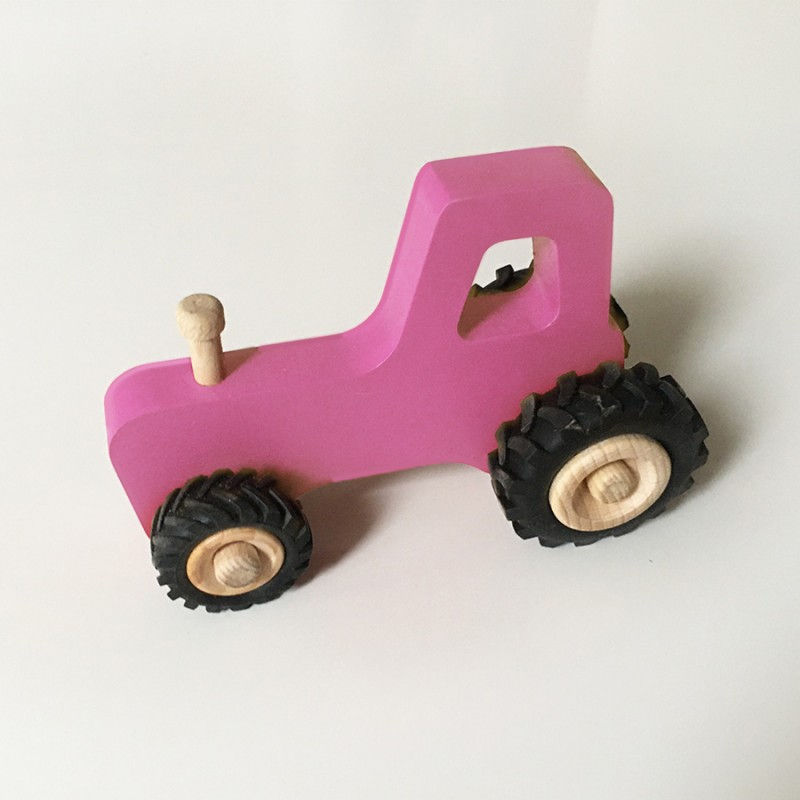 Miniature : Joseph le petit Tracteur en Bois - Fraise et Bois
