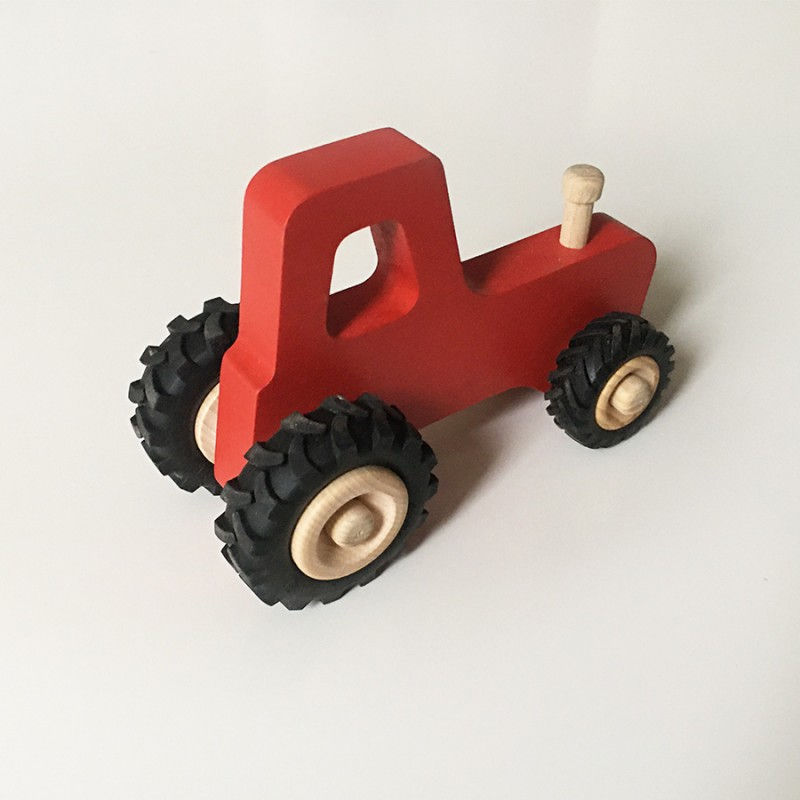 Miniature : Joseph le petit Tracteur en Bois - Fraise et Bois