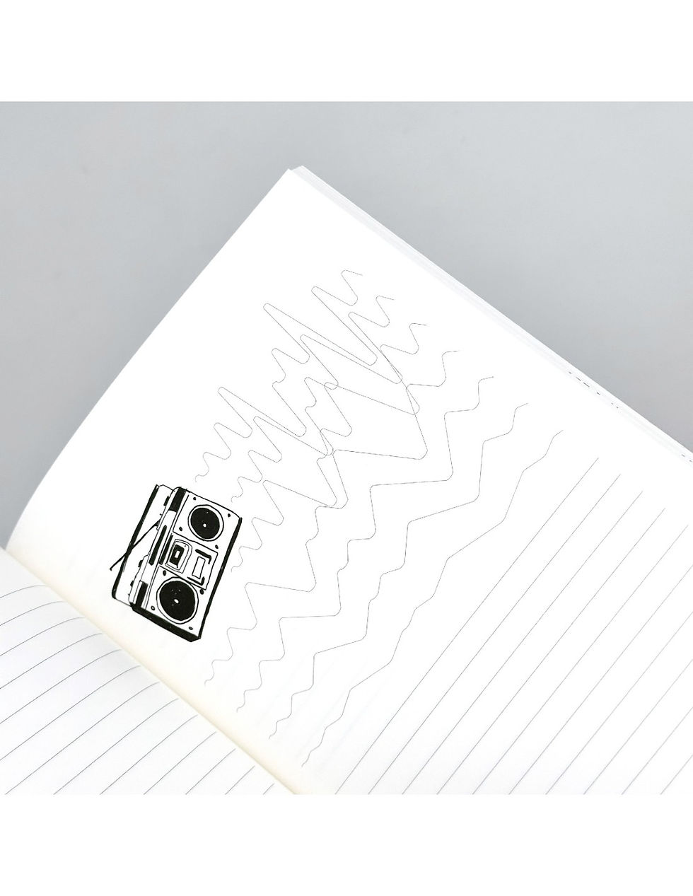 Miniature : Carnet CORAZON (coeurs) - Cahier Ligné A5 - 80 pages - Quartier Libre Papier