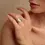 Miniature : Grande Bague Feuille Ginkgo- Nadja Carlotti