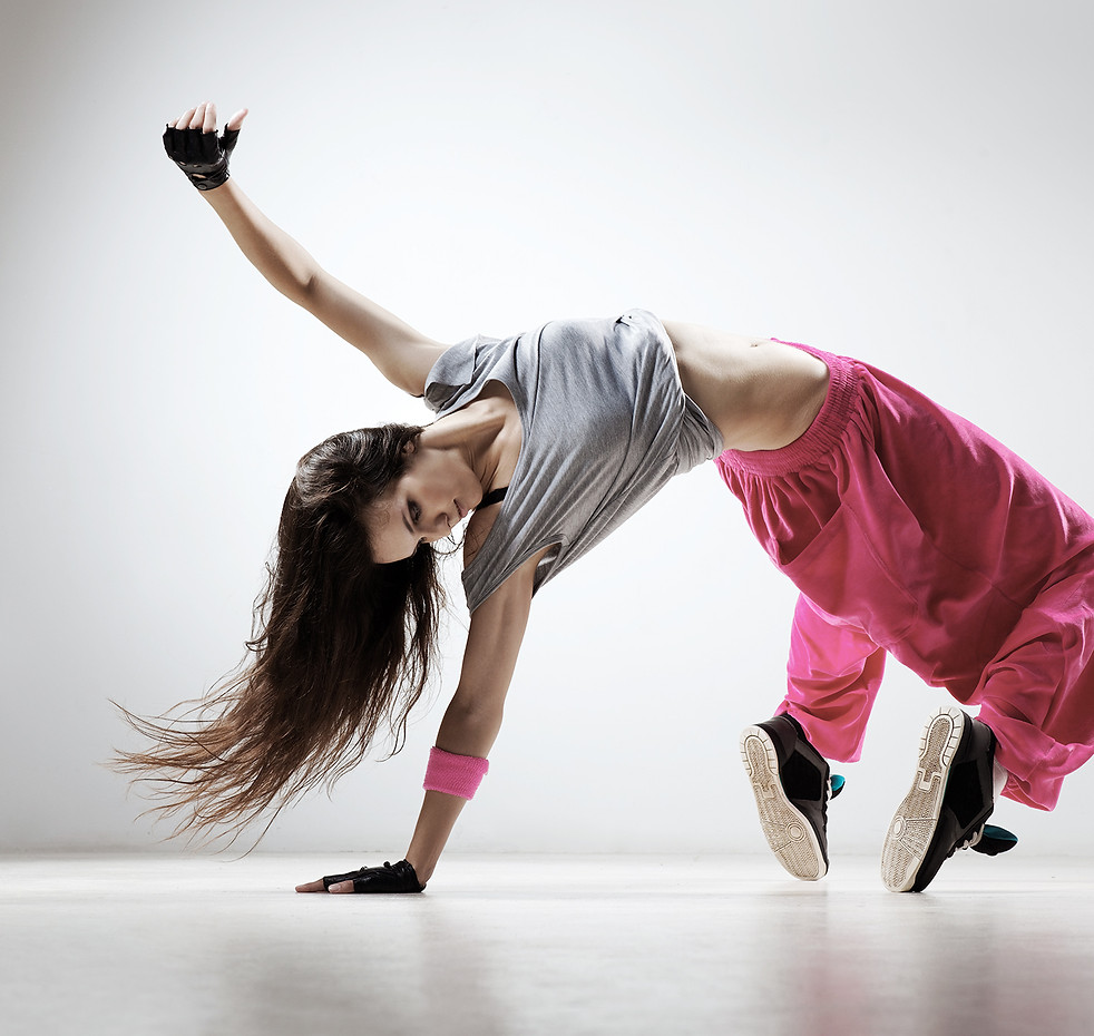 breakdancing in pink pants