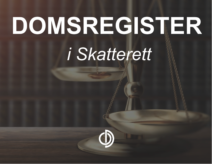 Domsregister i skatterett