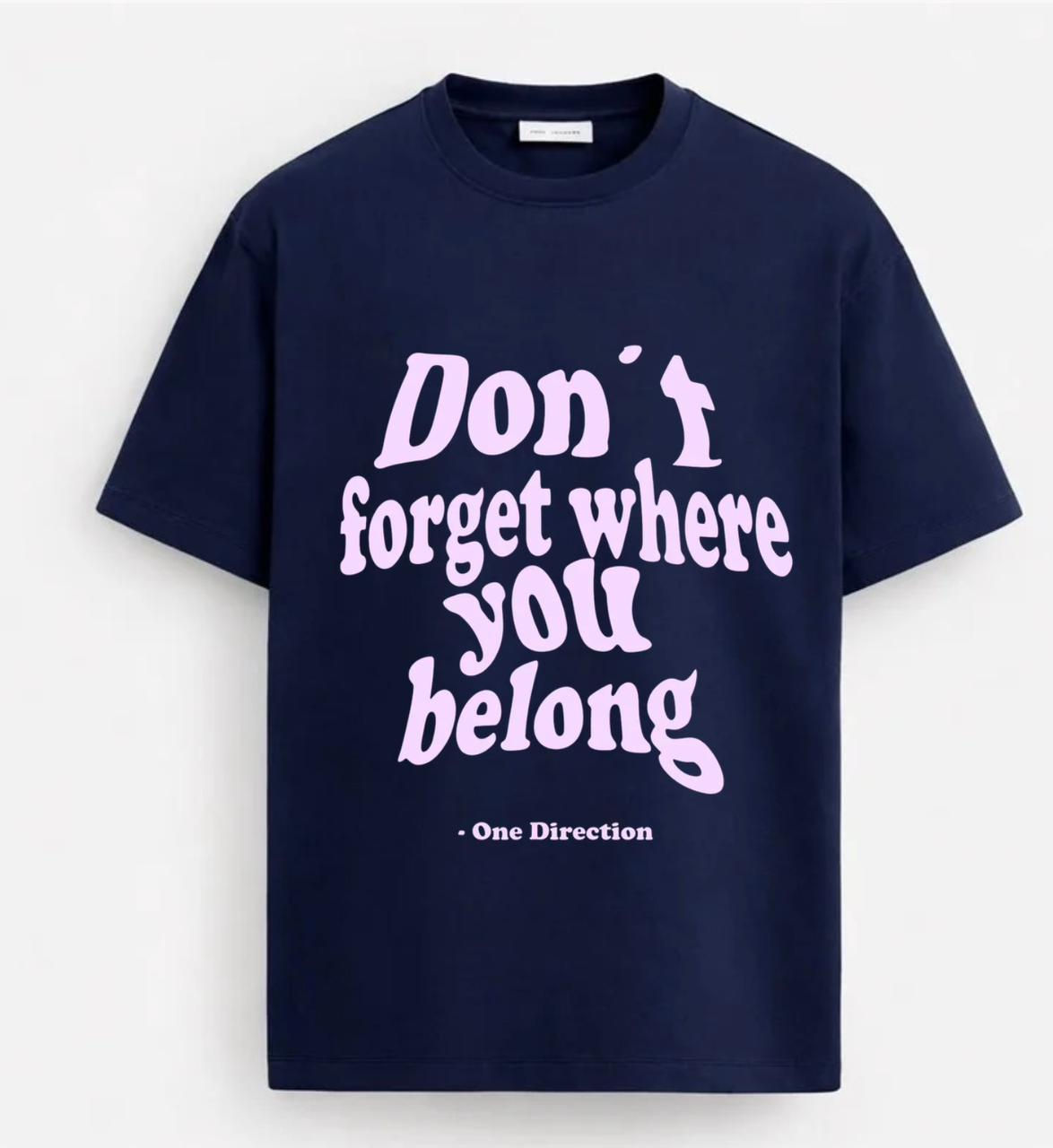 Iconic t-shirt azul oscuro de One Direction