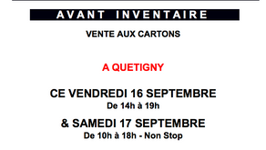 Dégustation et vente aux cartons à Quetigny pour le déstockage du Goût du vin !! 