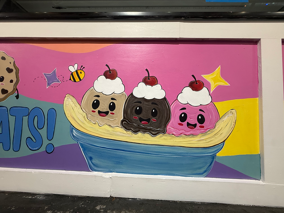 Ice Cream Shop Mural
