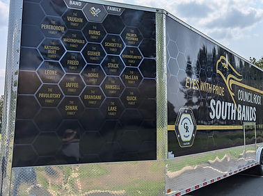 Side of CRS Band trailer
