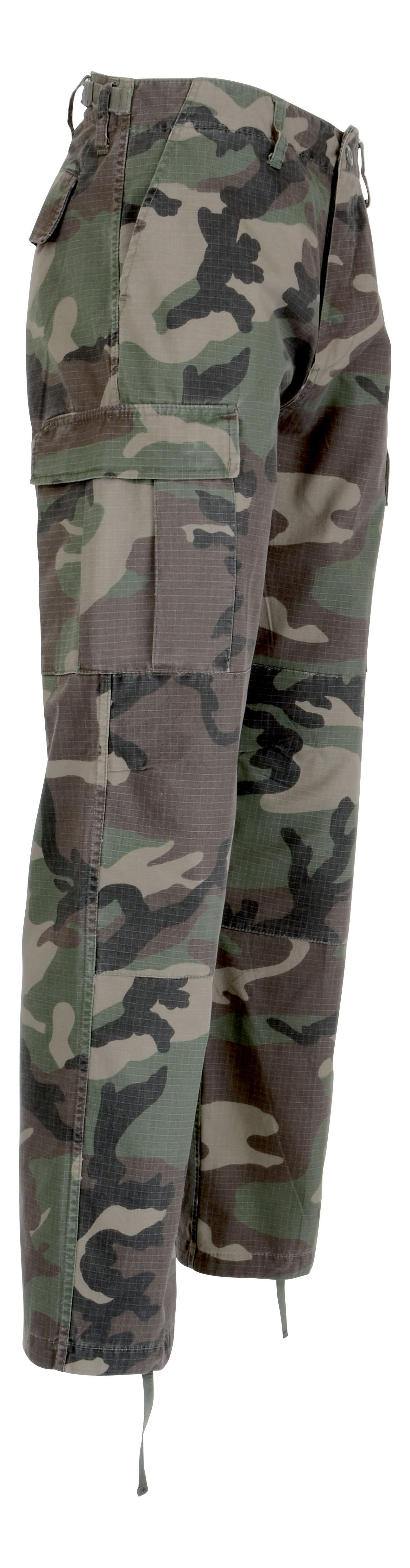Pantalon BDU Ristop Camo Woodland