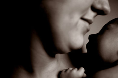 Mutter und Sohn