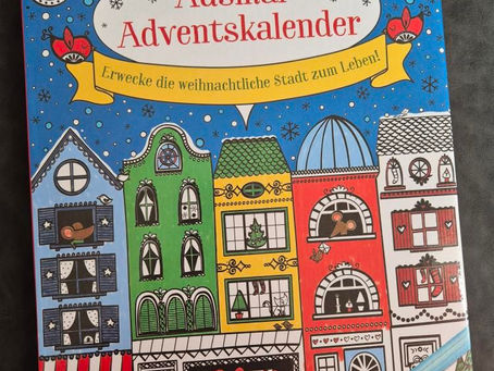 [Buchrezension] Mein großer Ausmal-Adventskalender, [Hersteller] Usborne Verlag