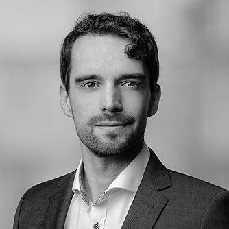 Manuel Krätschmer, Rechtsanwalt, s/w-Portrait