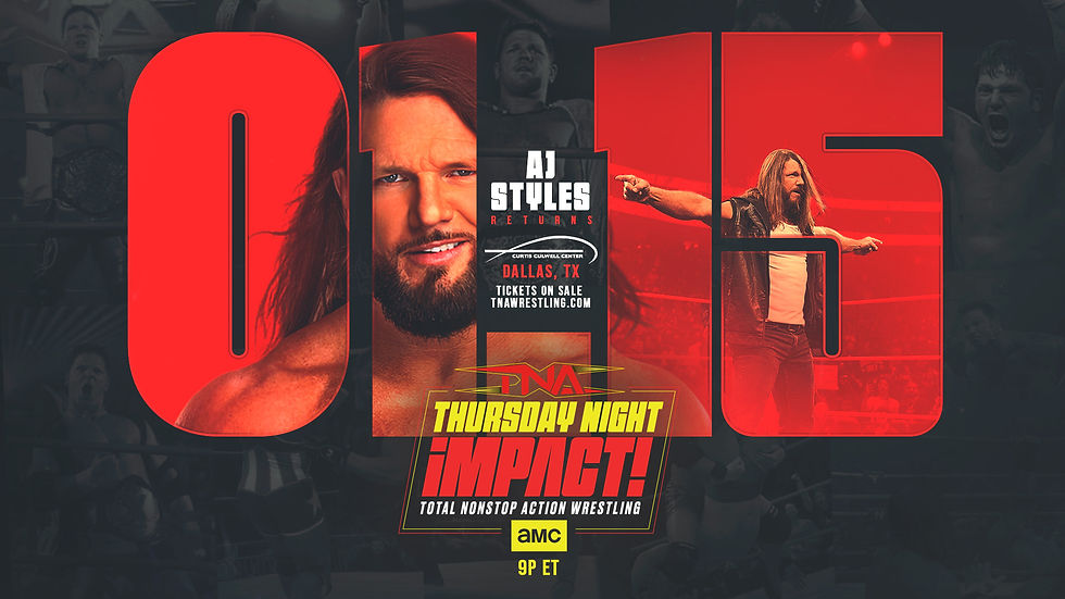 AJ Styles Set To Return For TNA iMPACT’s Historic AMC Premiere